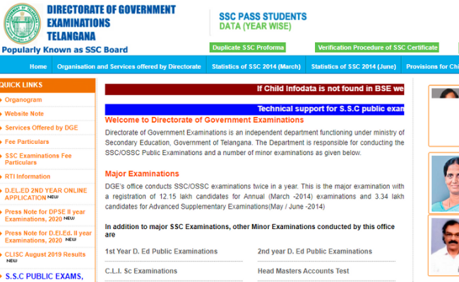 Telangana SSC 2020 Exam Schedule