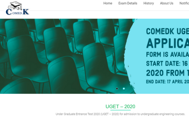 COMEDK UGET 2020 Registration Process