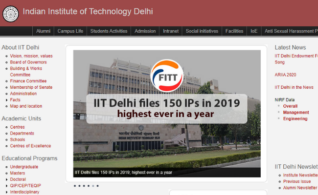 IIT Delhi Recruitment 2020: Apply for 7 Senior Project Scientist and other  Post at iitd.ac.in, Check How to Apply – PaGaLGuY