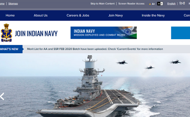 Indian Navy INET Admit Card 2020