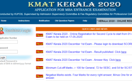 KMAT Kerala 2020 