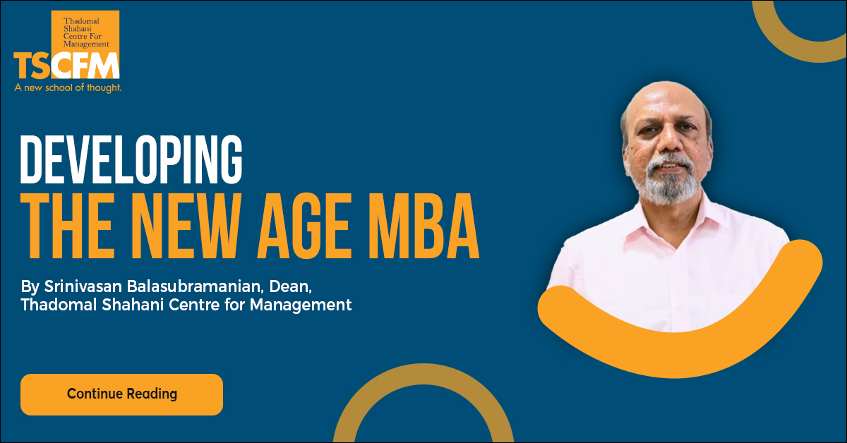 DEVELOPING THE NEW AGE MBA