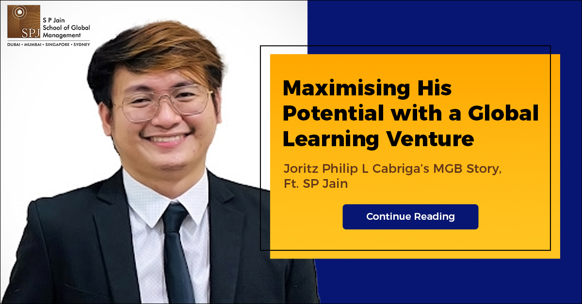 Maximising His Potential with a Global Learning Venture