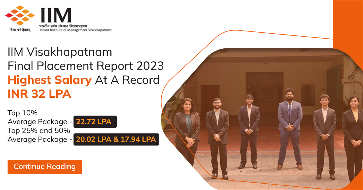 IIM Visakhapatnam Final Placement Report 2023