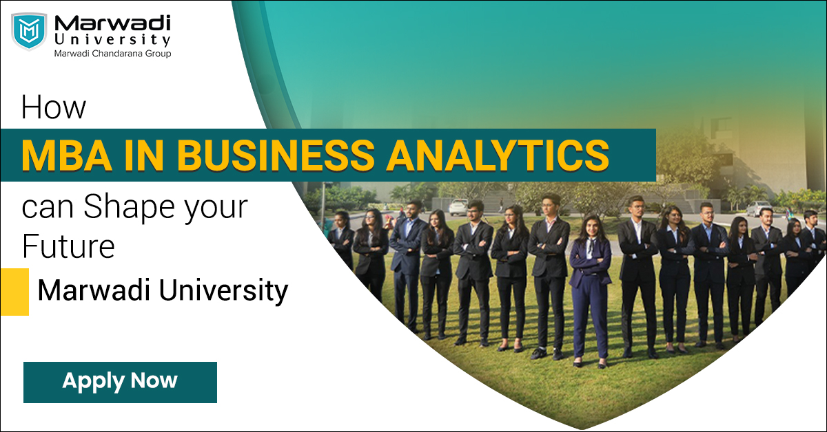 MBA in Business Analytics Marwadi University