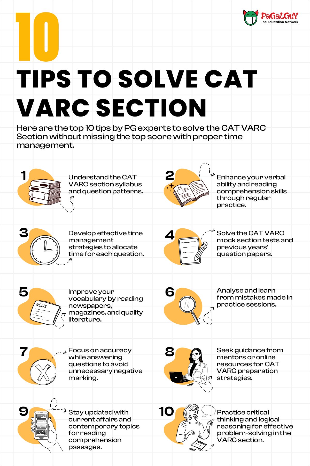 Top 10 Tips To Ace VARC Section in CAT 2023