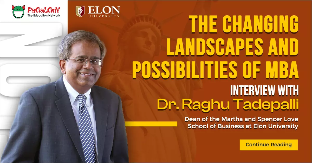 Dr. Raghu Tadepalli, Dean of the Martha and Spencer Love School of Business at Elon University