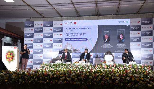  TAPMI welcomes a new batch of MBA students for AY 2023-25