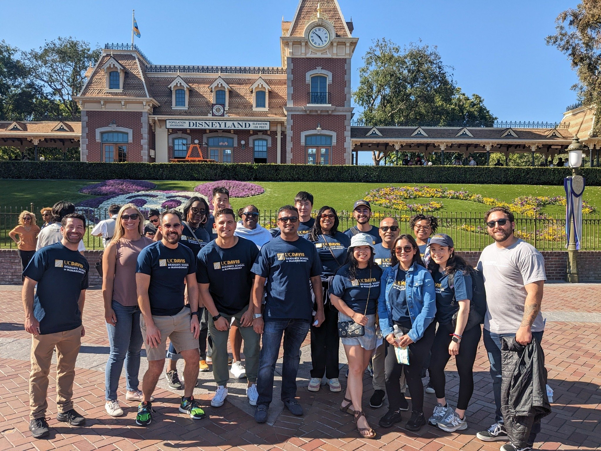 UC Davis student team at Disneyland