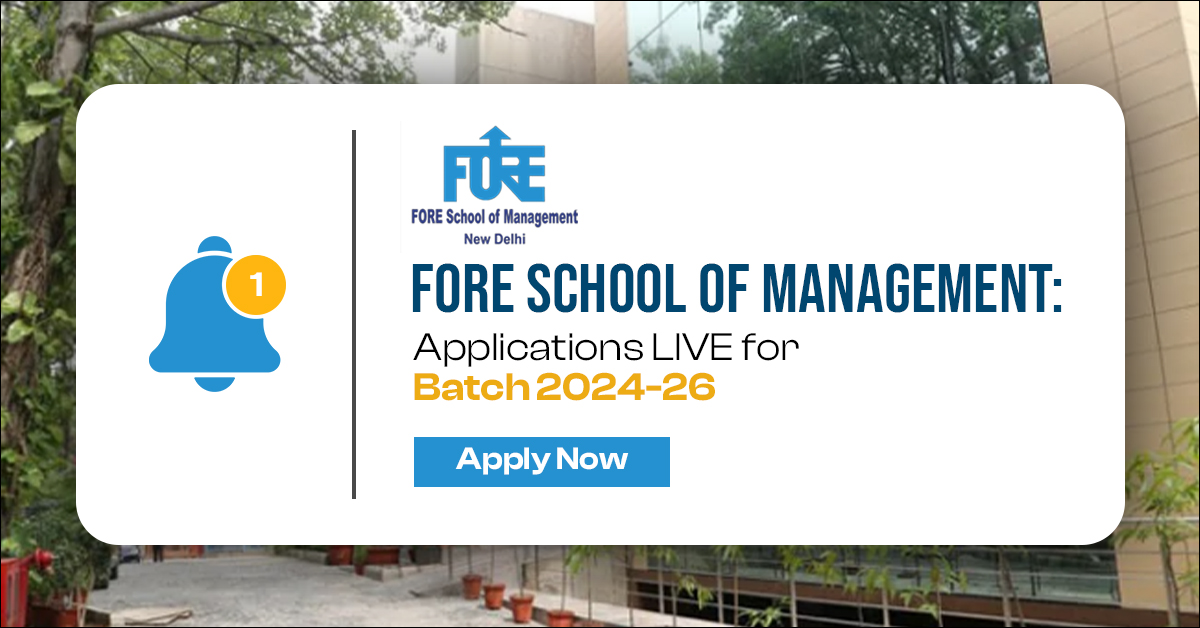 FORE PGDM Admission 2024-26