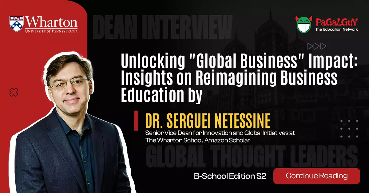 dean Interview with Dr. Serguei Netessine, Wharton School