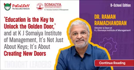 Dean Interview: Dr. Raman Ramachandran, Director, K J Somaiya Institute of Managemen