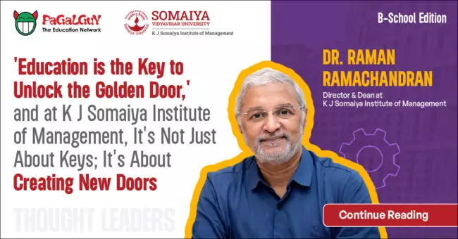 ‘Education is the Key to Unlock the Golden Door,’ and at K J Somaiya Institute of Management, It’s Not Just About Keys; It’s About Creating New Doors 