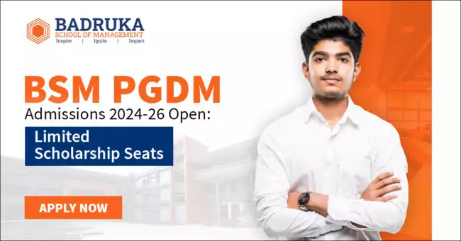 BSM PGDM Admissions 2024-26 Open: Limited Scholarship Seats, Apply Now