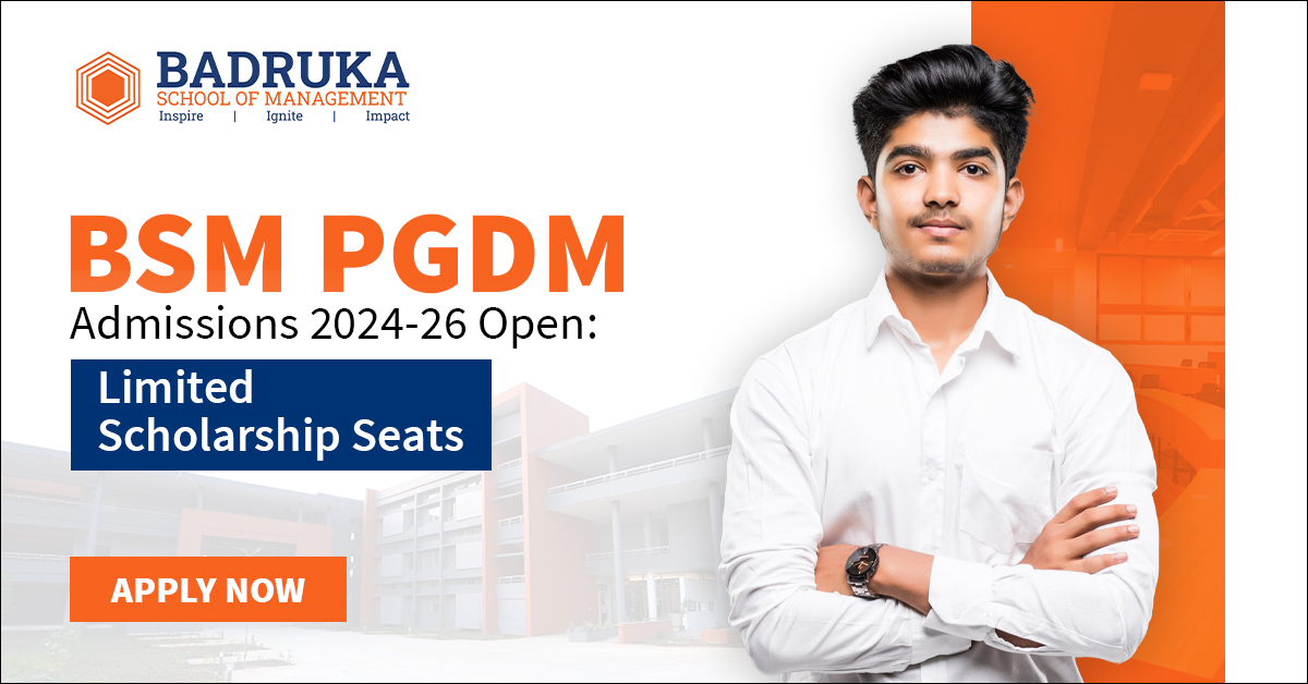 BSM PGDM Admissions 2024-26 Open: Limited Scholarship Seats, Apply Now