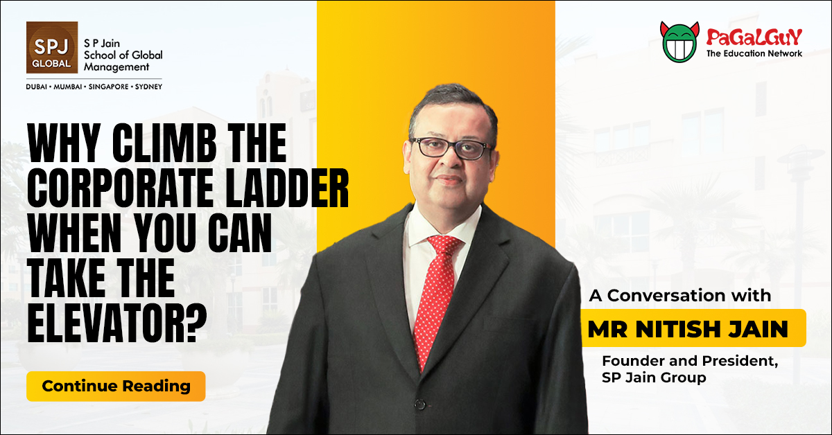 Mr Nitish Jain -  Founder & President SP Jain Group 