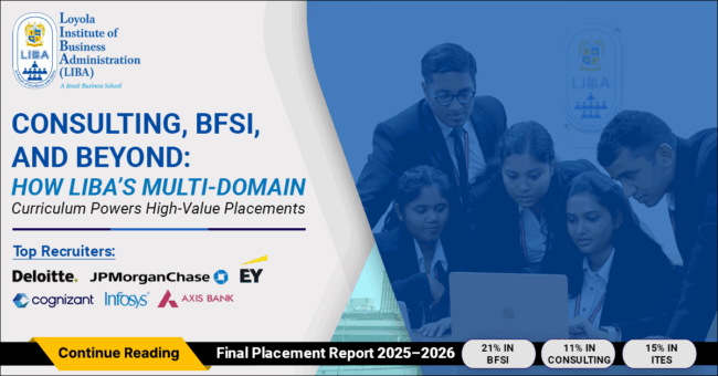 Consulting, BFSI, and Beyond: How LIBA’s Multi-Domain Curriculum Powers High-Value Placements